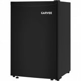 Garvee Energy-Efficient & Ultra-Quiet Mini Fridge with Freezer – 3.2 Cu.Ft Compact Refrigerator – Reversible Door – Space-Saving Design – Perfect for Bedroom, Dorm, Office, Kitchen, RV, Bar – 3.2 Single Door BC-90 Black US Standard Star