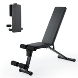 Garvee Adjustable Weight Bench for Home Gym – 660 lbs Weight Capacity Foldable Workout Bench with 7 Backrest Positions for Full Body Strength Training (Black)