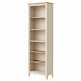 Garvee 6-Tier Tall Bookshelf, 70.3 in Open Shelf Bookcase - Wooden Floor Standing Storage & Display Shelving Unit - Narrow Organizer for Home Office/Living Room - Beige Wood - Beige & Wood Color