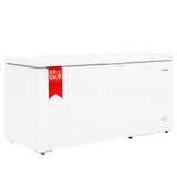 Garvee Chest Freezer 17 Cu. Ft, Convertible Deep Freezer with 2 Removable Baskets, 6 Casters & LED Light, Defrost Drain, Exterior Lock with Key, R600a for Home, Garage, Kitchen