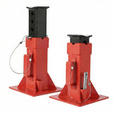 Garvee Heavy-Duty 22 Ton Jack Stands, 2 Pack Pin Type Supports with Quick-Lock for Trucks, RVs & Trailers, 13-19.68 Inch Adjustable Height, Professional Automotive Garage Equipment, Red - Red
