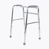 Garvee Folding Standard Walkers for the Seniors, MAX 350lbs，Portable Aluminum Alloy Walker，Adjustable Height, 2-in-1 Fixed，Cross Walk Modes Aluminum Frame Height Adjustable Standard Walkers