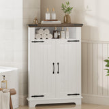 Garvee Bathroom Corner Storage Cabinet, Small Corner Cabinet for Bathroom, Kitchen, Living Room,White