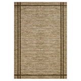 Garvee 8' x 10' Modern Floral Area Rug, Machine Washable Non-Slip Low-Pile Stain-Resistant Rug for Living Room, Bedroom & Nursery, Brown/Coffee - Brown/Coffee