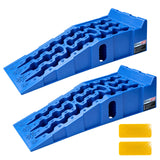 Garvee Material Handling Loading Ramp, Heavy Duty Blue Dock Ramp for Warehouse Carts and Hand Trucks