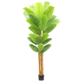 Garvee Artificial Banana Tree – Tall Lifelike Faux Plant with 10 Large Leaves & Natural Bark – Realistic Indoor/Outdoor Home Decor – Low Maintenance – 2.1m Three Poles