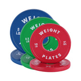 Garvee 17.5 Lbs Color-Coded Fractional Weight Plates Set, 6-Piece Steel Core Rubber Fractional Change Plates (1.25lb, 2.5lb, 5lb Pairs) with 2" Stainless Steel Center Hole for Strength Training & Progressive Overload - Multicolor 17.5 Lb Set