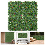 Garvee 4 PCS 19.7×19.7 Inch Artificial Grass Wall Panels, Faux Greenery Hedge Wall Screen Plastic Plant Wall for Indoor Outdoor Garden Fence Balcony Privacy Backdrop Decor