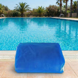 Garvee Solar Pool Cover 12 × 32 FT, 16 Mil Blue PE Bubble Blanket, Trim-to-Fit Heat-Retaining Cover for In-Ground and Above-Ground Pools