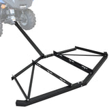 Garvee Heavy-Duty 74" Driveway Drag Grader, w/ 3 Sets Adjustable Bolts & 2 Reinforced Steel Bars, Tow-Behind Harrow with Pin Hitch, Least 100lbs