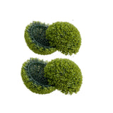 Garvee 15.7" Artificial Topiary Balls Set of 2 for Indoor and Outdoor, Hanging Plant Balls for Backyard Balcony Garden Home Decor