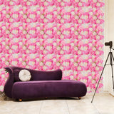 Garvee Elegant 3D Silk Artificial Rose Flower Wall Panels – Luxury Floral Backdrop for Wedding, Birthday, Photo Booth, Home Decor – Easy Assembly, 12-Pack, 15x15 Inch, Light Pink + Champagne