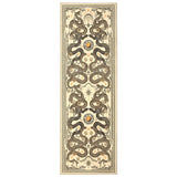 Garvee 2' × 6' Twilight Meadow Animal Print Runner Rug, Machine Washable Non-Slip Low-Pile Rug for Hallway, Kitchen & Entryway, Camel