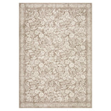 Garvee 8' x 10' Farmhouse Floral Area Rug, Machine Washable Non-Slip Low-Pile Non-Shedding Rug for Living Room & Bedroom, Light Camel - Light Camel