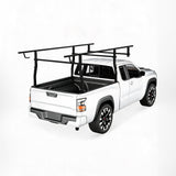 Garvee No-Drill Heavy-Duty Over-Cab Truck Ladder Rack, 1000 lb Capacity - Adjustable Steel Pickup Bed Rack 49–64 in - Cargo Rack for Ladders, Lumber, Pipe - Color: Multiple Boxes | Black