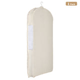 Garvee Luxury Cotton Garment Bag – Breathable, Moth-Proof, Eco-Friendly Storage – Dustproof, Carbon Neutral, Ideal for Suits, Dresses & Jackets – Closet Organizer – Size: 106x60x10 cm - 