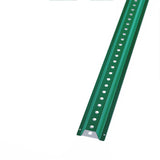Garvee 7.8FT U-Channel Sign Post, Heavy-Duty Green Steel Sign Stake with Pre-Drilled Holes, Durable Weather-Resistant Sign Support for Outdoor Traffic, Parking & Property Signs - Green
