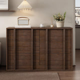 Garvee Modern Tall Narrow Dresser Chest of Drawers - Vertical Storage Cabinet with Pull Handles - Space-Saving Organizer for Bedroom, Closet or Entryway - 6 Drawers, Brown - Brown