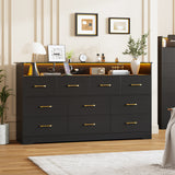 Garvee 10 Drawer Dresser for Bedroom, 65