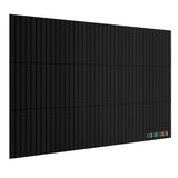 Garvee Self-Adhesive Felt Bulletin Board Tiles, 15-Pack Wall Pinboard Set (59 x 36 in Coverage) - Frameless Cork Board Alternative - Includes 30 Pushpins - Color: Black - Size: 30x30x0.9cm - Black