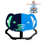 Garvee Glow-in-the-Dark Elephant Spinning Sensory Chair for Kids – Supportive Swivel Seat for Autism, ADHD, Balance & Coordination – Perch and Spin Toy – Perfect Gift for Ages 3+ – Color: Blue - Blue