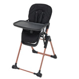 Garvee 3-in-1 Portable Collapsible High Chair for Babies & Toddlers - Adjustable, Double Tray, Space-Saving, Easy Clean - HC302S Dark Gray Thick USA