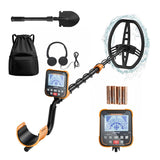 Garvee Metal Detector for Adults & Kids, Waterproof Metal Detectors with High Accuracy 11" Search Coil, All Metal & Disc Modes for Gold Detector - Orange