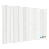 Garvee Self-Adhesive Felt Bulletin Board Tiles, 15-Pack Wall Pinboard Set (59 x 36 in Coverage) - Frameless Cork Board Alternative - Includes 30 Pushpins - Color: Ivory - Milky White