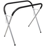 Garvee Adjustable Heavy Duty Folding Work Stand – 750 lbs Capacity – Portable Padded Automotive Classic & Bumper Holder – Ideal Tool Stand for Garages, Repairs, DIY – Silver, 1 Pack - Sliver
