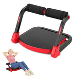 Garvee Ab Trainer Machine Adjustable Sit Up Equipment with 4 Resistance Levels, Steel Frame, Portable Foldable Design, 264 LBS Capacity for Home Office