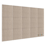 Garvee Self-Adhesive Felt Bulletin Board Tiles, 15-Pack Wall Pinboard Set (59 x 36 in Coverage) - Frameless Cork Board Alternative - Includes 30 Pushpins - Color: Tan (Deep Camel) - Dark Camel Color