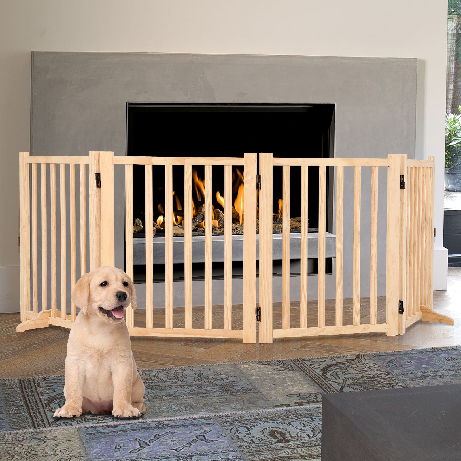 Dog Kennel & House with 4 Panel | 24