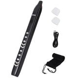 Garvee Portable Digital Wind Instrument - 10 Built-In Tones, 2 Fingering Modes, MIDI Connectivity, Rechargeable Battery, Electronic Saxophone Controller for Beginners & Professionals - Black