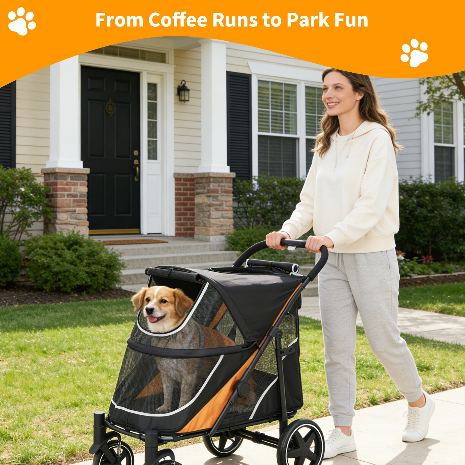 w4 elite stroller wagon WonderFold W4 Elite Pro Stroller Wagon – Bambi Baby main image 1