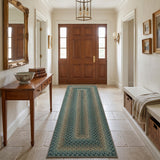 Garvee Runner Rug 2x6 Easy Jute Hallway Runner Rug Washable Non Slip Indoor Outdoor Rugs for Patio Entryway Ultra-Thin Non-Shedding Floor Mat for Laundry Bathroom Bedroom Backyard Porch - Slate/Gray