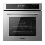 Garvee 24" Built-In Combi Steam Oven, 2.5 Cu.Ft Full Touch Wall Oven with 3-in-1 Steam Air Fryer & 360° Convection Grill, 5-Layer Large Capacity Intelligent Oven - Stainless Steel