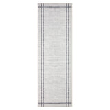 Garvee 2' x 6' Modern Floral Runner Rug, Machine Washable Non-Slip Low-Pile Stain-Resistant Rug for Hallway, Kitchen, Entryway & Bedroom, Gray - Gray