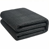 Garvee 1 Piece Moving Blanket, 72" x 80" Black Non Woven Furniture Protection Pad for Moving Storage