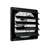 Garvee 20 Inch Shutter Exhaust Fan, 150W 3500 CFM Carbon Steel Wall Mounted Ventilation Fan, 1500 RPM 120V AC Industrial Exhaust Fan for Greenhouse, Garage, Workshop, Barn - 