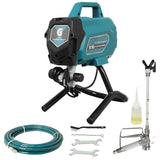 Garvee High Efficiency 750W Airless Paint Sprayer - 3300 PSI Electric Spray Spray for Kitchen & Home, Adjustable Pressure, Large Capacity for Direct Use with 1-5 Gallon Buckets, Ideal for DIY Painting Projects - X10 High Efficiency DIY Model