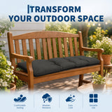 Garvee Patio Chair Cushion for Yard & Garden Furniture, 1-Piece Outdoor Replacement Seat Pad with Padded Support and Weather-Ready Design, Gray - Navy Blue