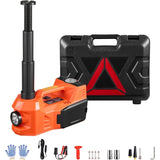 Garvee 5-Ton Electric Hydraulic Car Jack, Portable Vehicle Lift with Built-in Tire Inflator Pump & LED Light for Sedan, SUV, MPV, and Truck - Lifting Range 155-450mm, Ideal for Urgent Tire Changes & Repairs