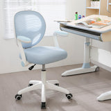 Garvee Ergonomic Kids Desk Chair – Adjustable Height Swivel Study Seating – Comfortable Support for Study, Homework, and Reading – Great for Children and Teens – Ideal for Home or School – Blue - Blue