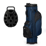 Garvee Golf Stand Bag, 6.55 Lbs Lightweight Polyester Golf Carry Bag (39.4" H x 13.4" W x 9.5" D) with Multi-Way Top Dividers, Dual Shoulder Straps for Course & Range (Navy Blue & Black) - Navy Blue + Black