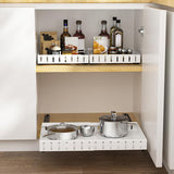Garvee Heavy Duty Pull Out Cabinet Organizer – Silent Slide-Out Drawer Shelf – Extendable Carbon Steel Rack for Kitchen or Bathroom Storage – Space Saving Design – No Drilling Needed – 1st Floor Single Suite