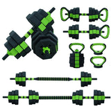 Garvee 4-in-1 Adjustable Dumbbell Set, 66 lbs Fitness Weight Set, Multifunctional Free Weights with Sand-Filled Plates, Perfect for Strength Training, Home Gym Exercise