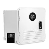 Garvee High Efficiency Tankless RV Water Heater – 48,000 BTU Rapid Hot Water, Built-in Mixing Tank, Remote Control, 12V DC, Compact Propane, 15x15 Inch, For Campers – Color: White – Power: 48,000BTU – Size: 15x15" - White