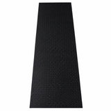 Garvee 4' × 10' Heavy Duty PVC Garage Floor Mat, Waterproof Anti-Slip Floor Protector for Garage, Car & Workshop, Black - Black