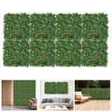 Garvee 8 PCS 19.7×19.7 Inch Artificial Grass Wall Panels, Faux Greenery Hedge Wall Screen Plastic Plant Wall for Indoor Outdoor Garden Fence Balcony Privacy Backdrop Decor