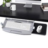 Garvee Ergonomic Adjustable Desktop Organizer Stand & Document Holder - Stable Book/Tablet Platform for Office & School Desk Accessories - Gray, With Touchpad - Gray|With Mousepad
